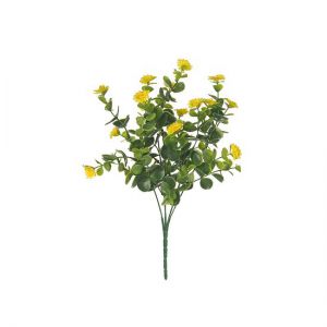 Искусственный полевой цветок желтый. Фото 2