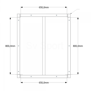 Стол для армрестлинга разборный СТ-2. Чертёж.