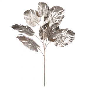 Изображение: Искусственное растение Монстера, серебристый 760 мм aj-165.
