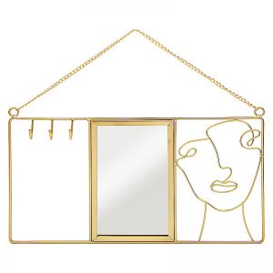 Изображение. Держатель для ювелирных украшений с зеркалом 400х200х30,  золото Fancy46.