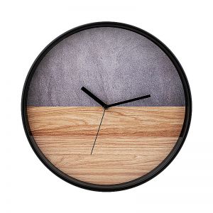 Изображение: Часы настенные Берег 300х300х45, коричневый, серый Fancy67.