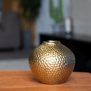 Фото: Декоративная ваза Этно 150х150х130, золотой Cha13-M.
