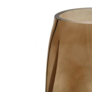 Декоративная ваза из стекла 190х185х267, коричневый Ekg-16. Фотография 2.