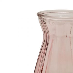 Картинка: Декоративная ваза из стекла 120x120x185, пудровый Fancy74.