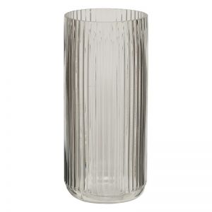 Декоративная ваза из стекла 115х115х250, прозрачный Fancy78. Картинка 1.