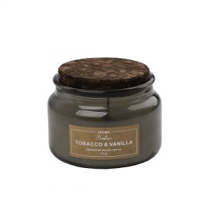 Ароматическая свеча в стекле BTOBACCO & VANILLA YJC-5. Изображение 1.