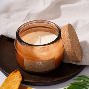 Изображение. Ароматическая свеча в стекле MANGO & PEACH YJC-12.
