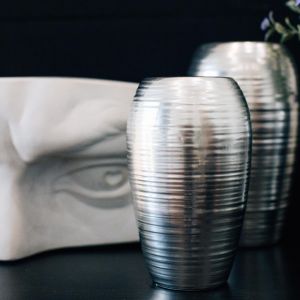 Декоративная ваза Модерн 150х150х250, металлический Cha2-L. Фото 3.