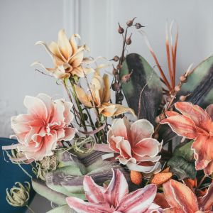Цветок из фоамирана Ветвь осенняя 210х190х1150 aj-53. Фотография.