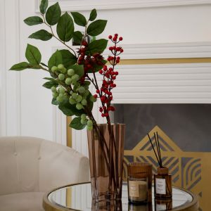 Фото: Декоративная ваза из стекла 120х850х250, коричневый Ekg-26.