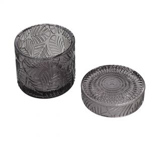 Стеклянная шкатулка 90х90х85, овальная с крышкой Fancy100 - Картинка.