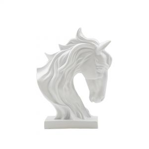 Фото 1: Статуэтка Дивный Конь 150х75х190 мм, белый Tin-27.