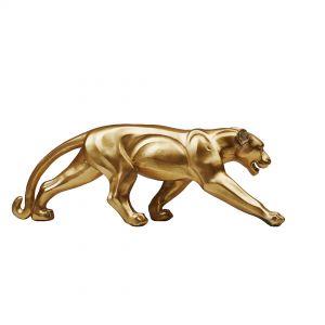 Статуэтка Пантера 355х80х150 мм, золотой Tin-30. Картинка 2.
