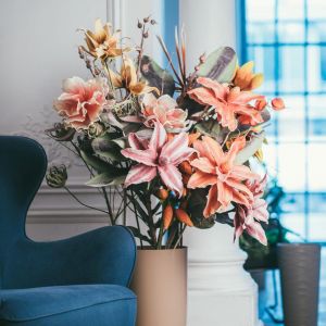 Цветок из фоамирана Олива летняя 210х190х1290, зеленый aj-30. Картинка 4.