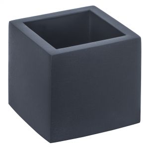 Картинка 1. Кашпо Квадро 75х75х75, антрацит KRAS11.