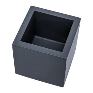 Картинка 2. Кашпо Квадро 75х75х75, антрацит KRAS11.