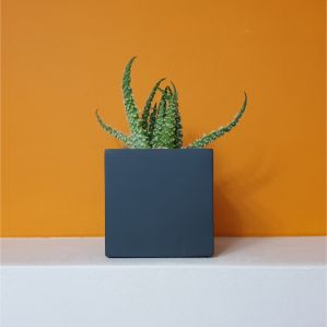 Картинка 4. Кашпо Квадро 75х75х75, антрацит KRAS11.