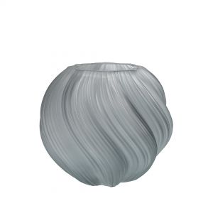 Декоративная ваза из стекла 180х180х160, серый Ekg-29. Картинка 1.