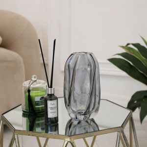 Декоративная ваза из стекла 103х103х180, серый Ekg-33 - Изображение 3.