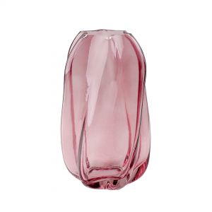 Декоративная ваза из стекла 125х125х217, красный Ekg-34 - Картинка 1.