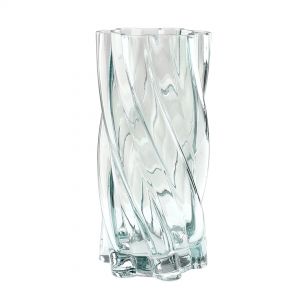 Декоративная ваза из стекла 120х120х250, прозрачный Ekg-35. Картинка 1.