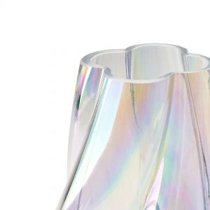 Фото. Декоративная ваза из стекла х180, прозрачный Ekg-36.