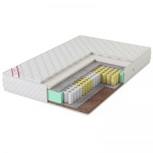 Ортопедический матрац для кровати, разной жесткости - Танго 130х190 см.  Высота 21-22 см - изображение.