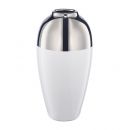 Cha5 Декоративная ваза Шик 125х125х250, белый с серебром