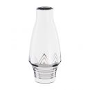 Cha9 Декоративная ваза Геометрия 110х110х250, белый с серебром