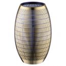 CSA-7M Декоративная ваза из дымчатого стекла 135х135х170, золотой