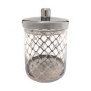 CSA-31L Декоративная ваза из стекла 160х160х260, серый