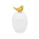 Fancy23 Стеклянная шкатулка Птичка 90х90х158, прозрачный