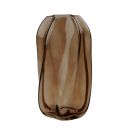 Ekg-20 Декоративная ваза из стекла 160х160х280, коричневый