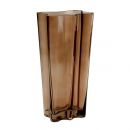 Ekg-26 Декоративная ваза из стекла 120х850х250, коричневый