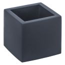 KRAS11 Кашпо Квадро 75х75х75, антрацит